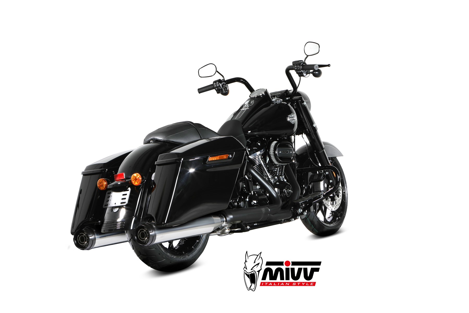mivv-hd-005-lh1xa-scarico-slip-on-hr-1-per-harley-davidson-road-king-2024-2026 image 3