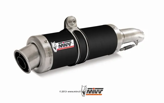 mivv-oval-k-011-lx1-scarico-slip-on-inox-per-kawasaki-z-750-2004-2006 image 1
