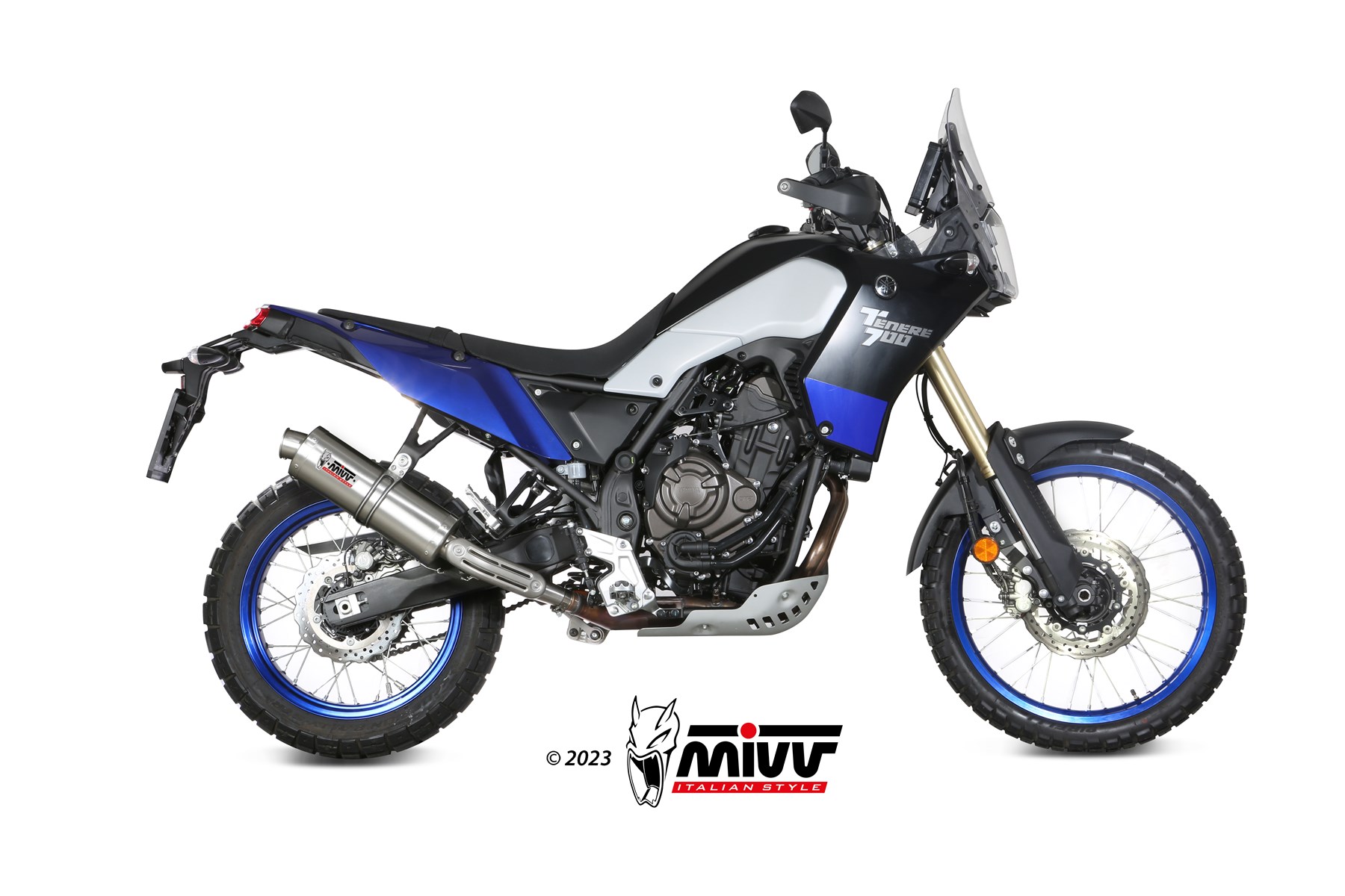 mivv-oval-y-064-lx1-scarico-dakar-inox-per-yamaha-tenere-700-2025-2026 image 2