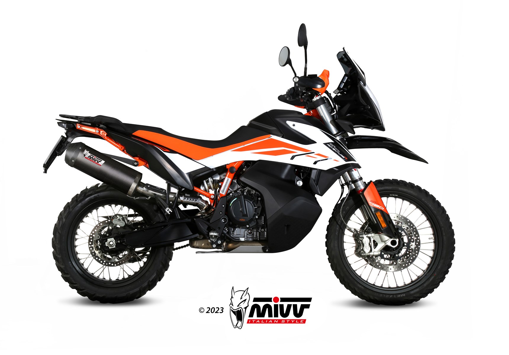 mivv-oval-kt-021-lec-carbonio-slip-on-per-ktm-790-adventure-2019-2020 image 2