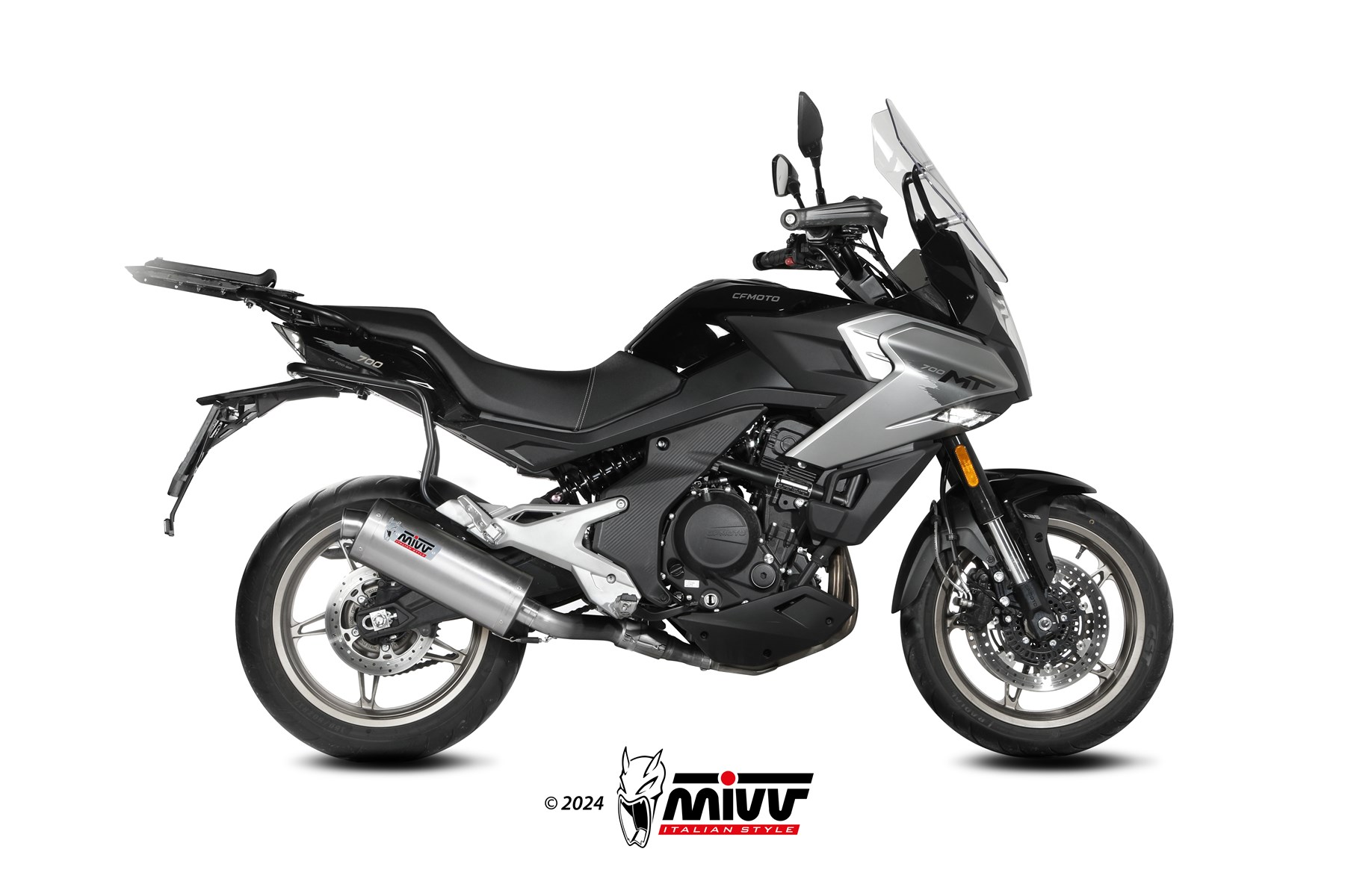 mivv-oval-cf-002-lx2-slip-on-cf-moto-700mt-2025 image 2