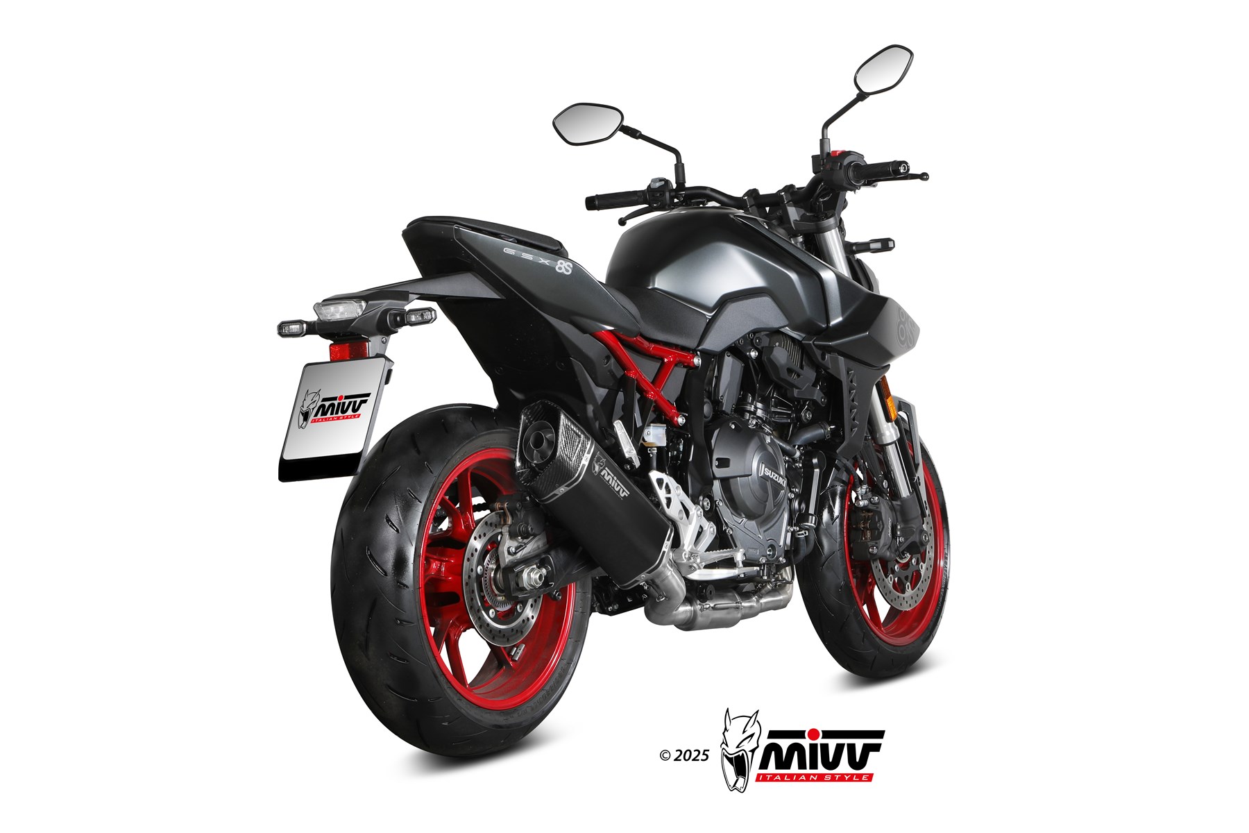 mivv-s-067-kr1xb-scarico-slip-on-sr-1-black-per-suzuki-gsx-8s-2025-2026 image 3