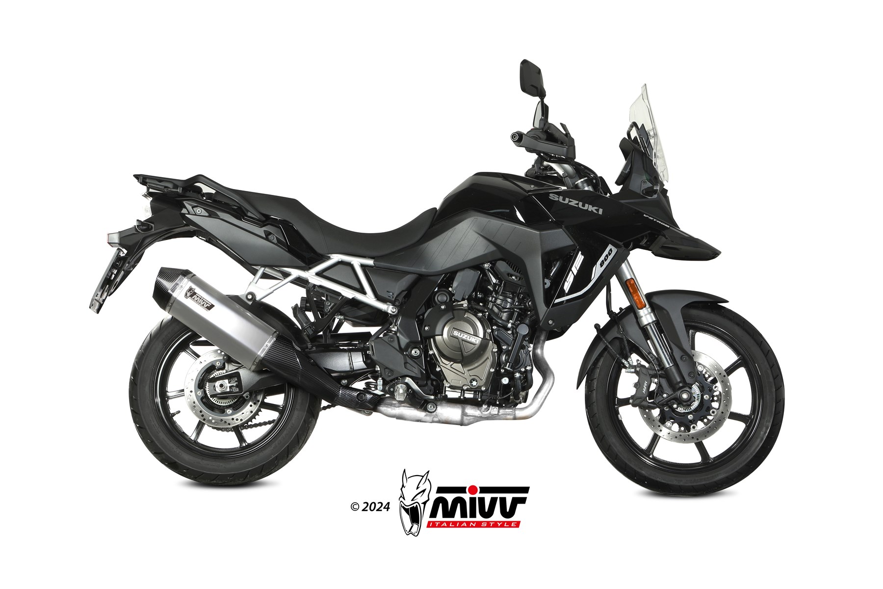 mivv-speed-edge-s-061-lrx-slip-on-dakar-per-suzuki-v-strom-800-se-2025-2026 image 2