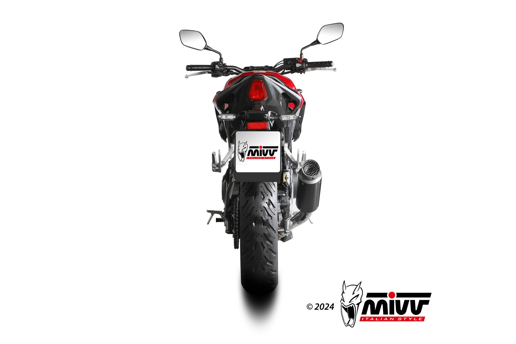 mivv-h-093-lxbp-scarico-slip-on-gp-pro-black-per-honda-cb-500-hornet-2024-2026 image 4