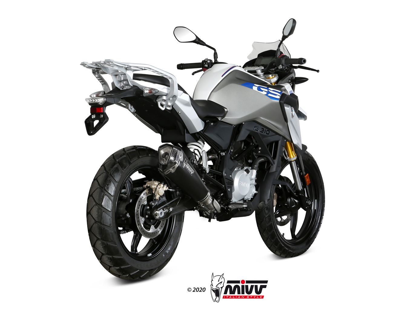 mivv-delta-race-b-035-ldrb-slip-on-carbonio-per-bmw-g-310-gs-2017-2024 image 3