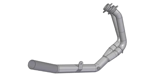 mivv-h-086-c1-tubo-elimina-kat-inox-per-honda-xl750-transalp-2023-2024 image 1