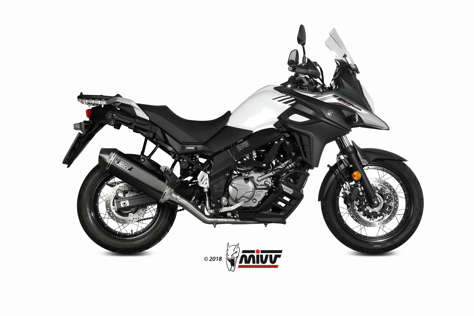 mivv-s-049-lrb-scarico-slip-on-speed-edge-nero-per-suzuki-v-strom-650-2017-2024 image 2