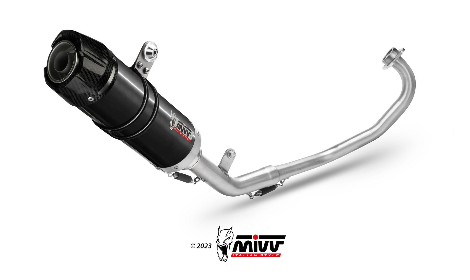 mivv-gp-y-047-lxbc-slip-on-black-moon-per-yamaha-yzf-r125-2014-2018 image 4