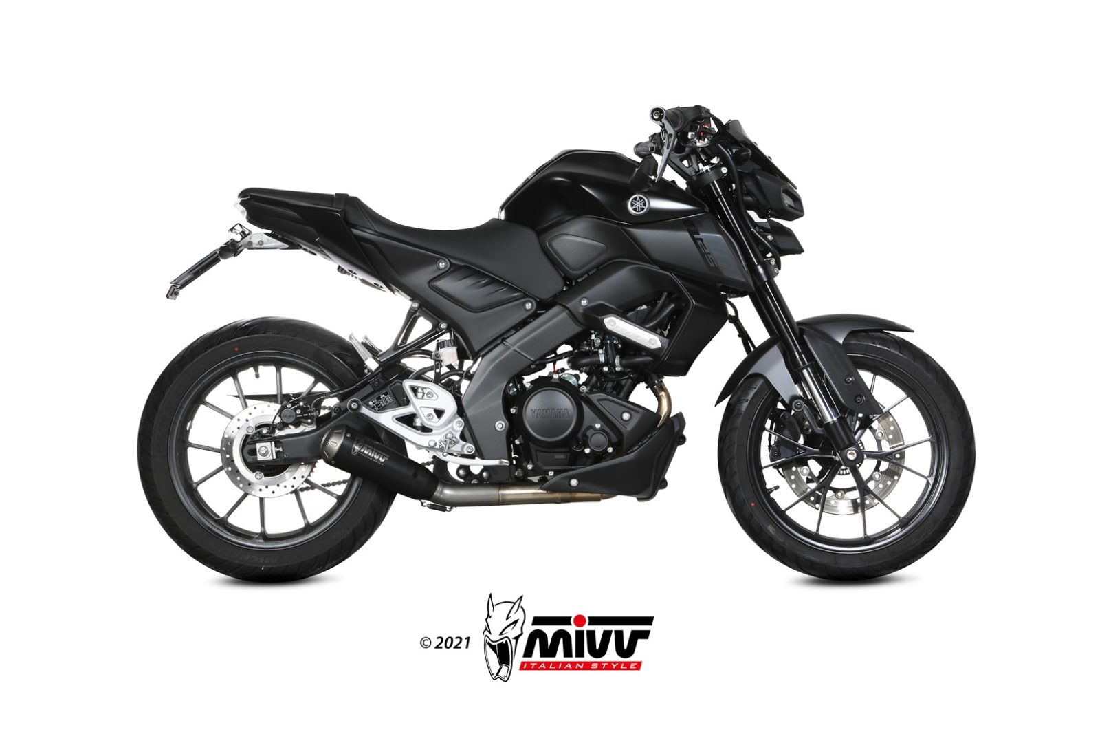 mivv-x-m1-y-067-lc4b-slip-on-nero-per-yamaha-mt-125-2020-2024 image 2