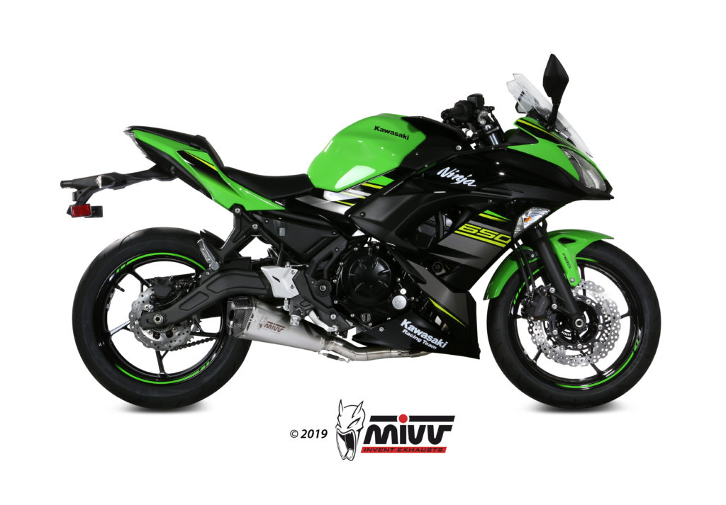 mivv-delta-race-k-044-ldrx-slip-on-per-kawasaki-ninja-650-2017-2023 image 2