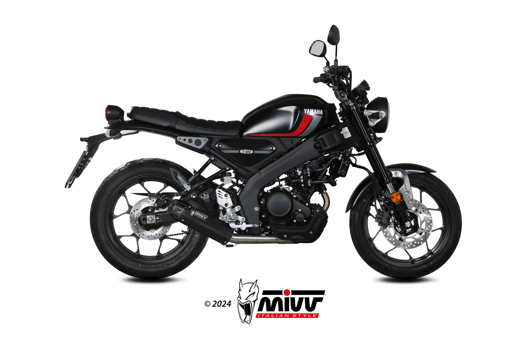 mivv-y-075-lh1bg-scarico-slip-on-hr-1-per-yamaha-xsr-125-2022-2024-inox-nero image 2