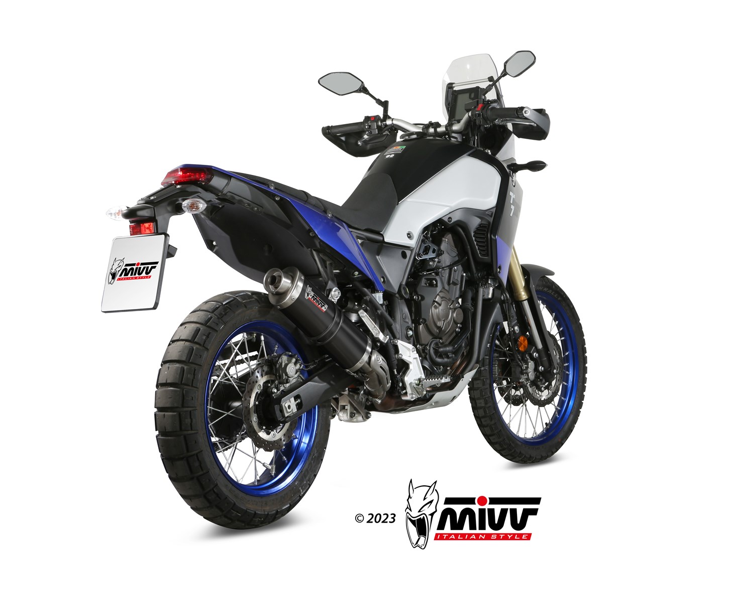 mivv-oval-black-scarico-slip-on-per-yamaha-tenere-700-2025-2026 image 3