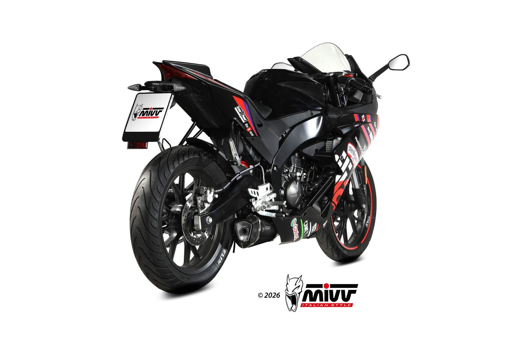 mivv-a-022-kdrb-scarico-delta-race-black-per-aprilia-rs-125-2025-2026 image 3