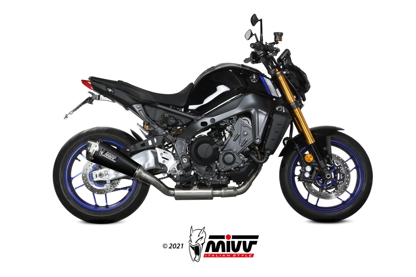 mivv-delta-race-slip-on-yamaha-mt-09-sp-fz-09-2021-2023-carbonio image 2