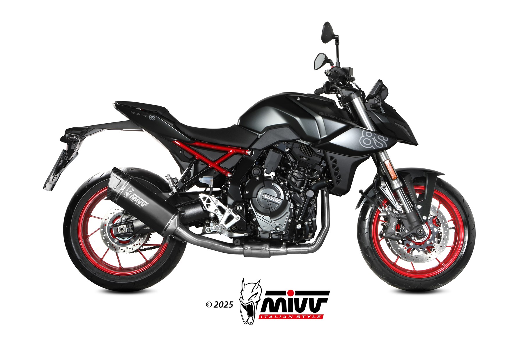mivv-s-067-kr1xb-scarico-slip-on-sr-1-black-per-suzuki-gsx-8s-2025-2026 image 2