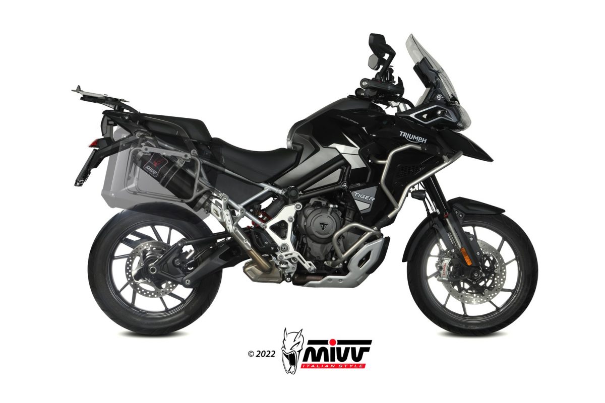 mivv-dakar-black-t-023-ldkb-slip-on-per-triumph-tiger-1200-2021-2024 image 2