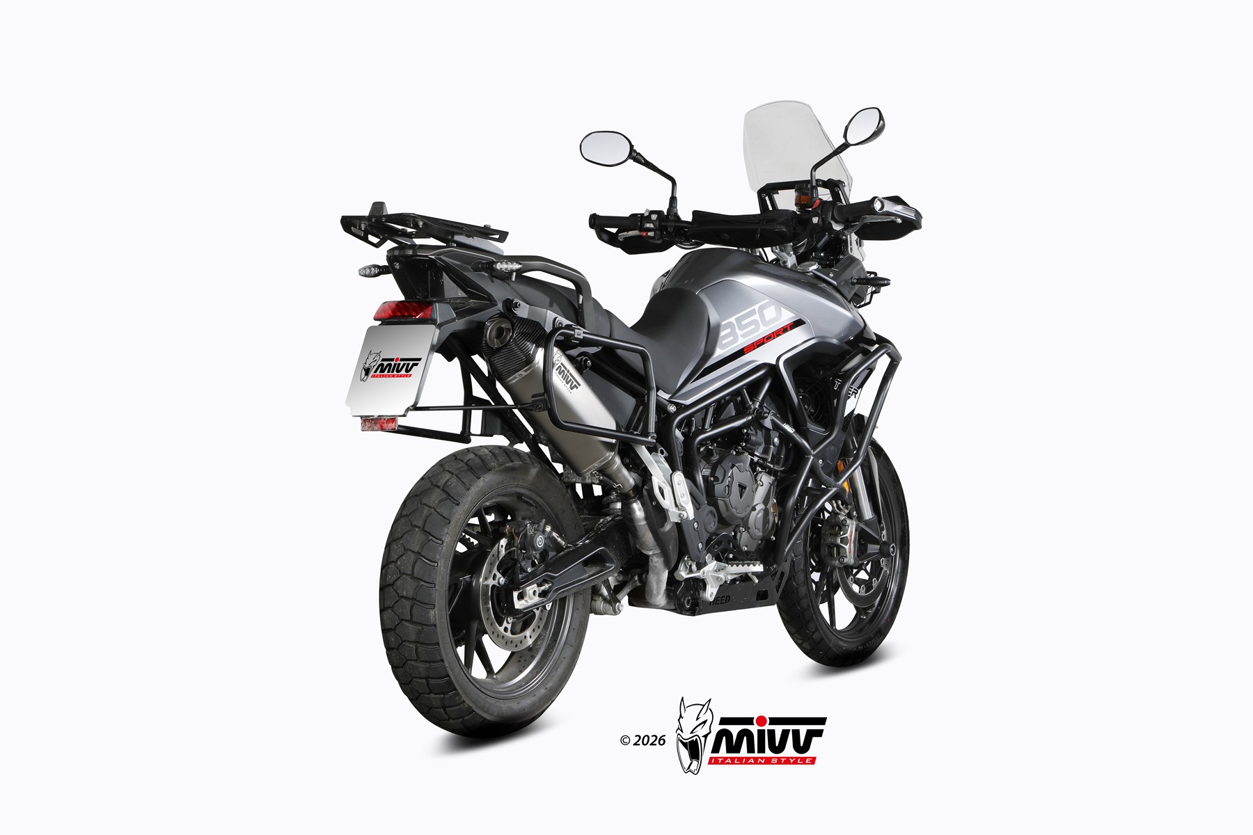 mivv-speed-edge-t-032-lrx-scarico-slip-on-inox-carbonio-per-triumph-tiger-850-sp image 3