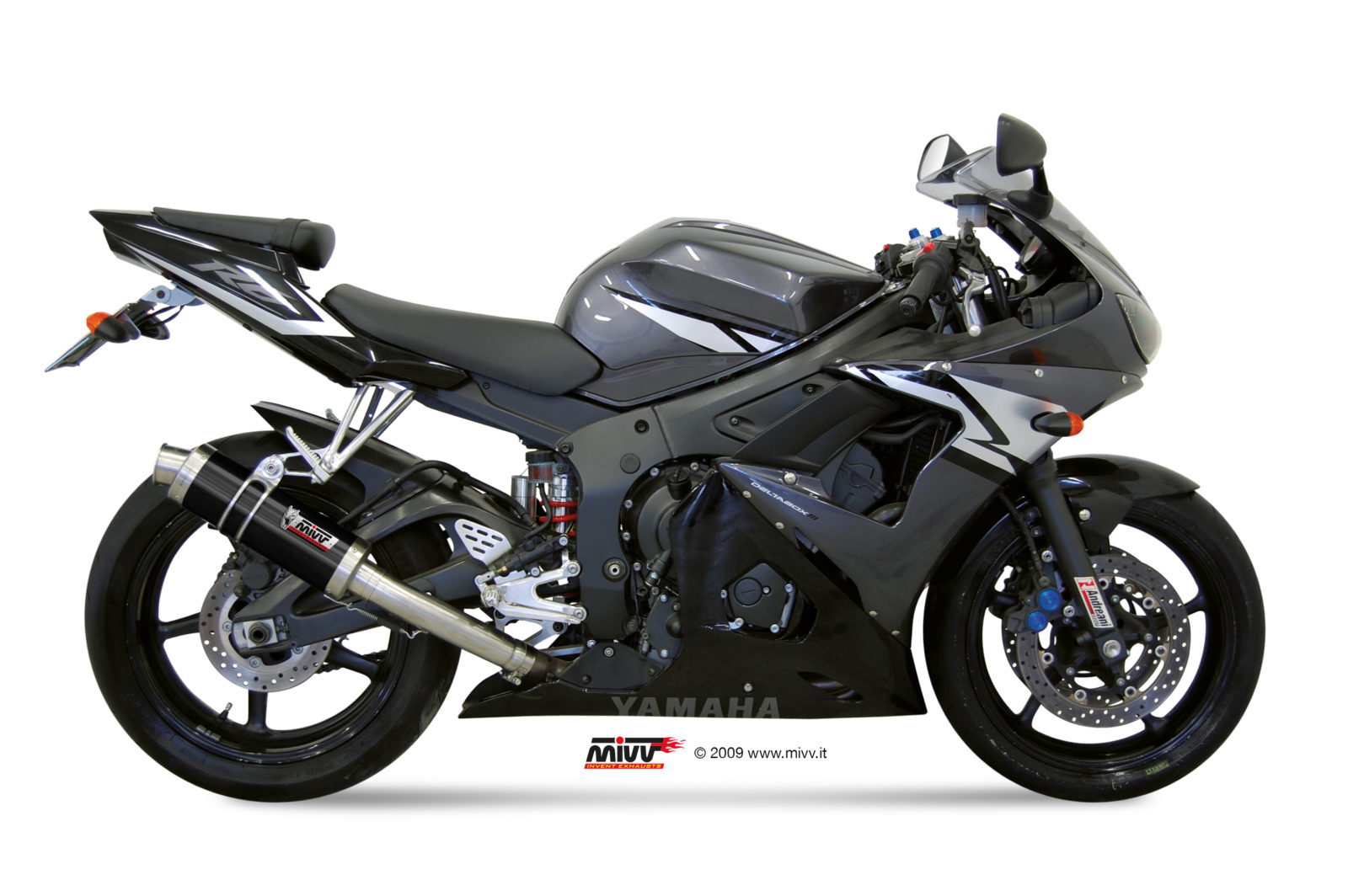 mivv-y-013-lxb-gp-black-moon-slip-on-per-yamaha-yzf-600-r6-2003-2005 image 2