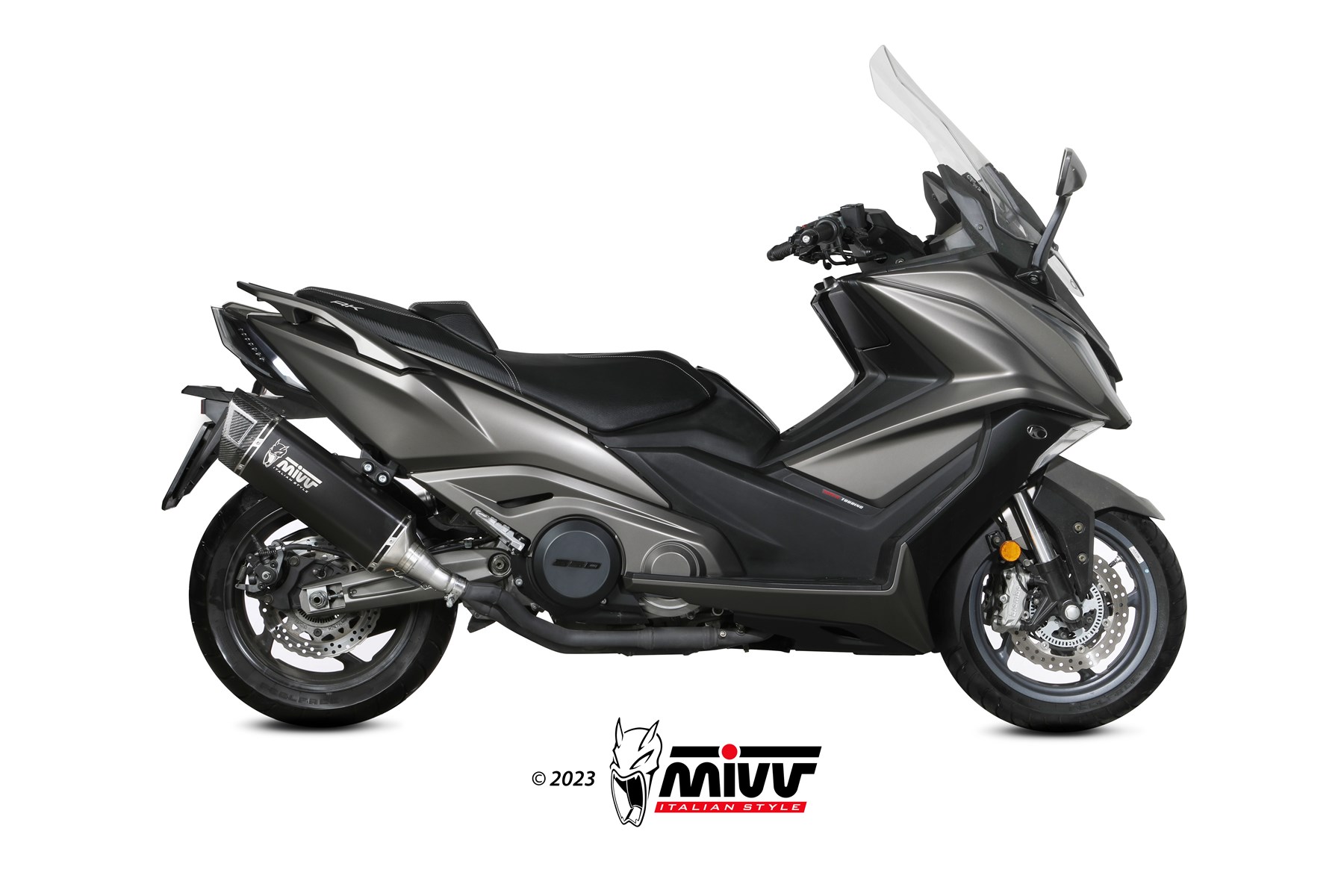 mivv-sr-1-o-011-lr1xb-scarico-slip-on-per-kymco-ak-550-2025 image 2