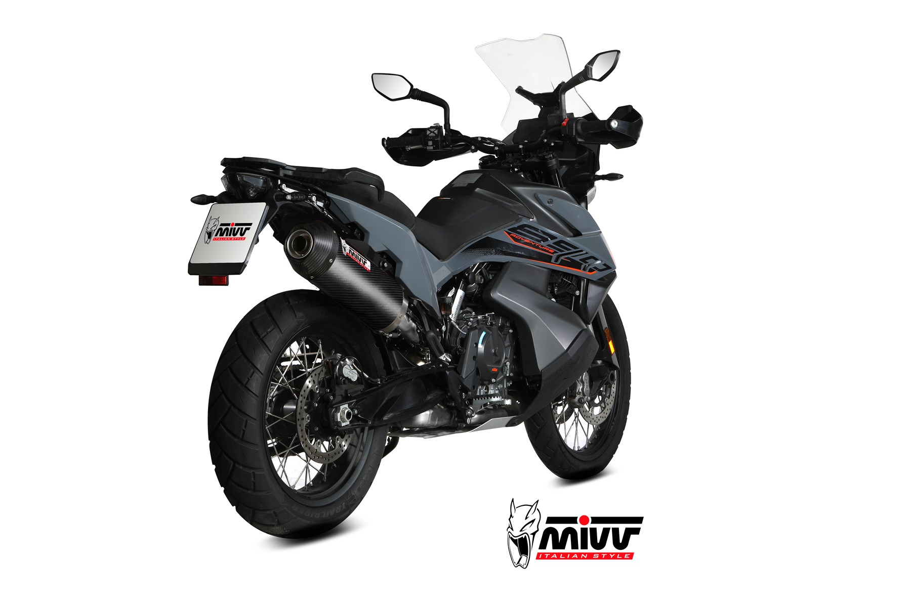 mivv-kt-021-lec-scarico-slip-on-oval-carbonio-per-ktm-890-adventure-r-2020-2024 image 3