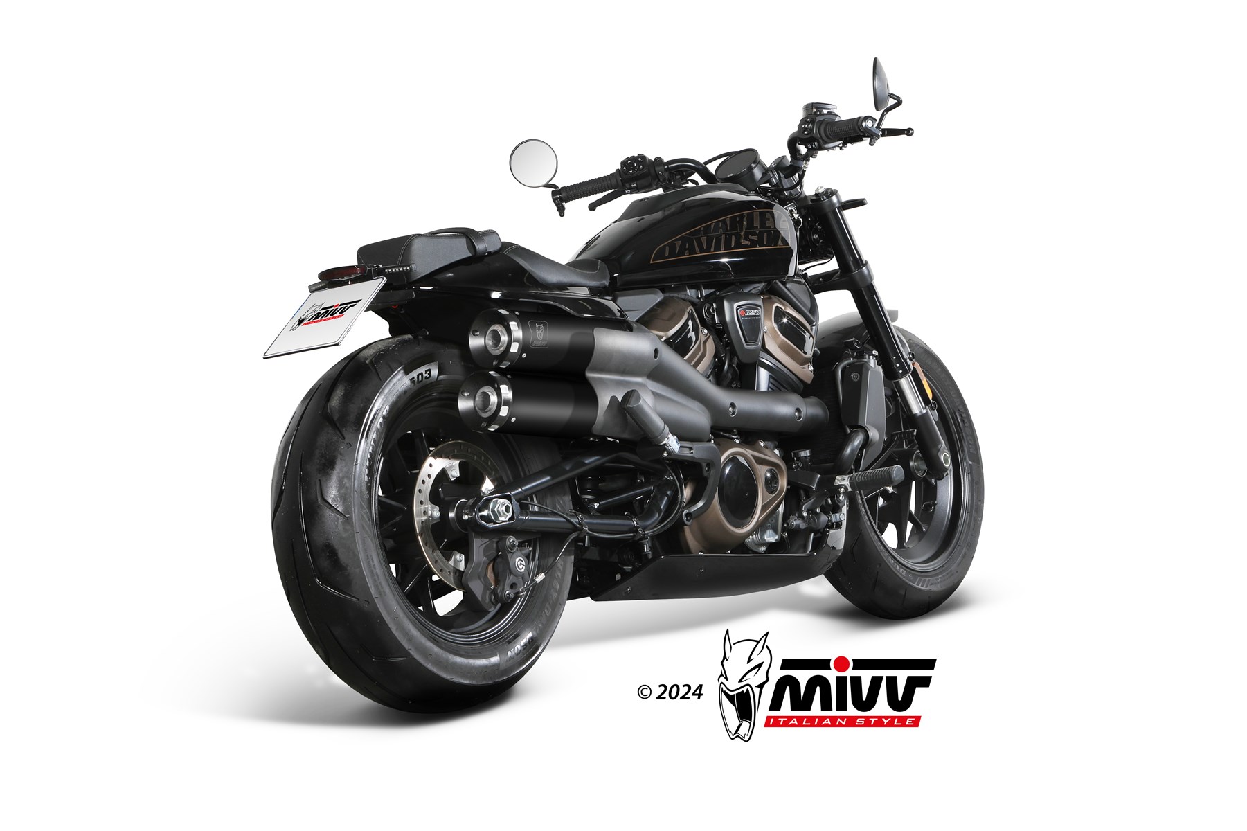 mivv-hr-1-hd-004-lh1ba-scarico-slip-on-per-harley-davidson-sportster-s-2021-2024 image 3