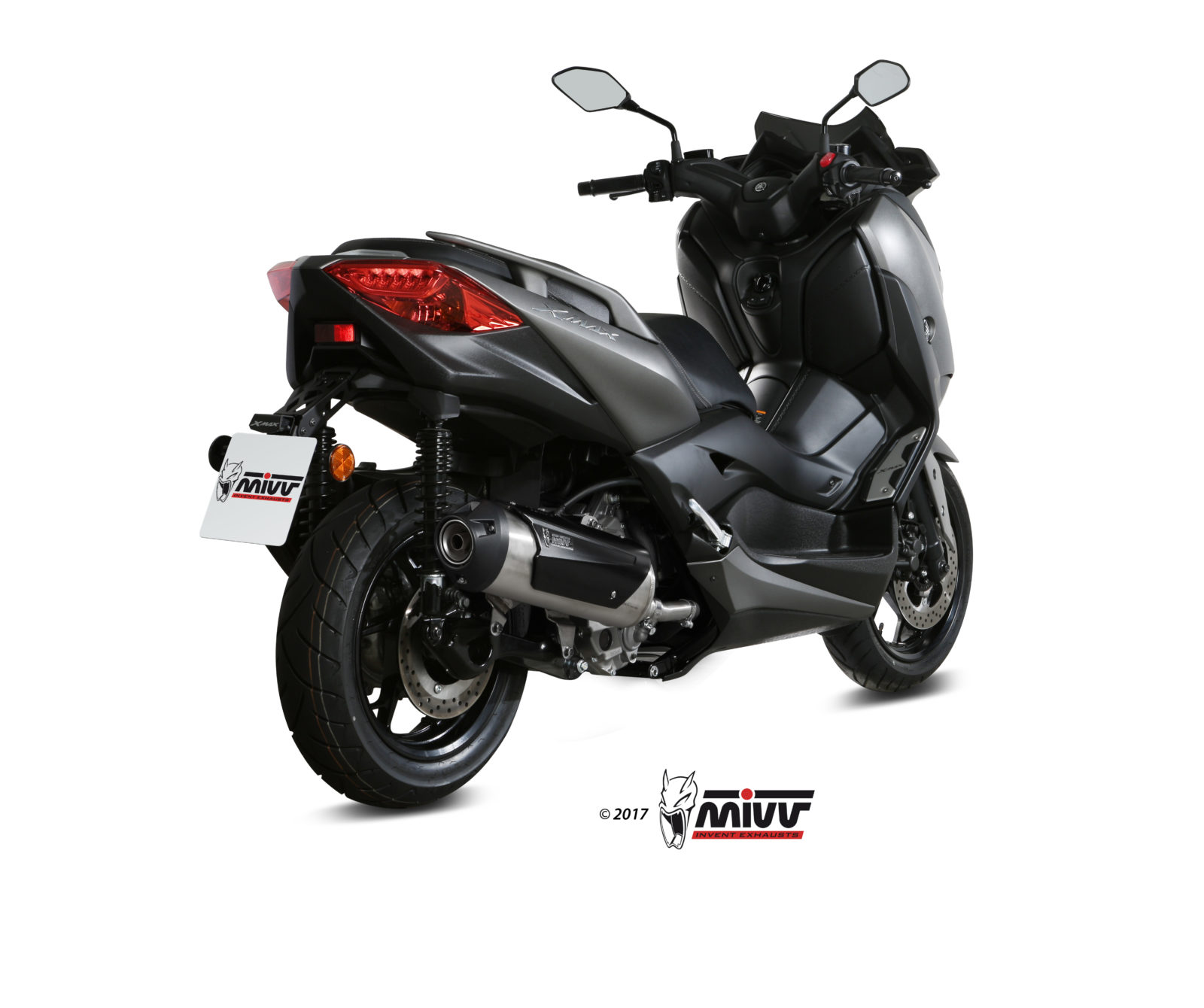 mivv-urban-c-ya-0011-b-scarico-slip-on-per-yamaha-x-max-300-2017-2020 image 2
