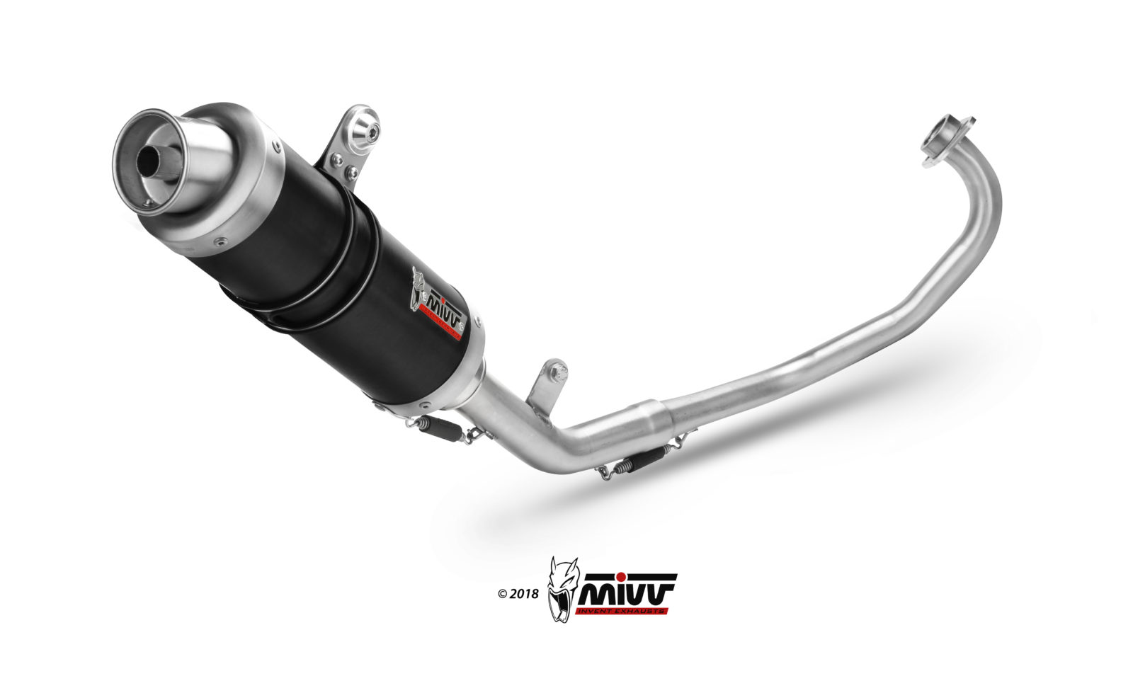 mivv-x-m1-black-scarico-slip-on-per-yamaha-yzf-r125-2014-2018 image 3