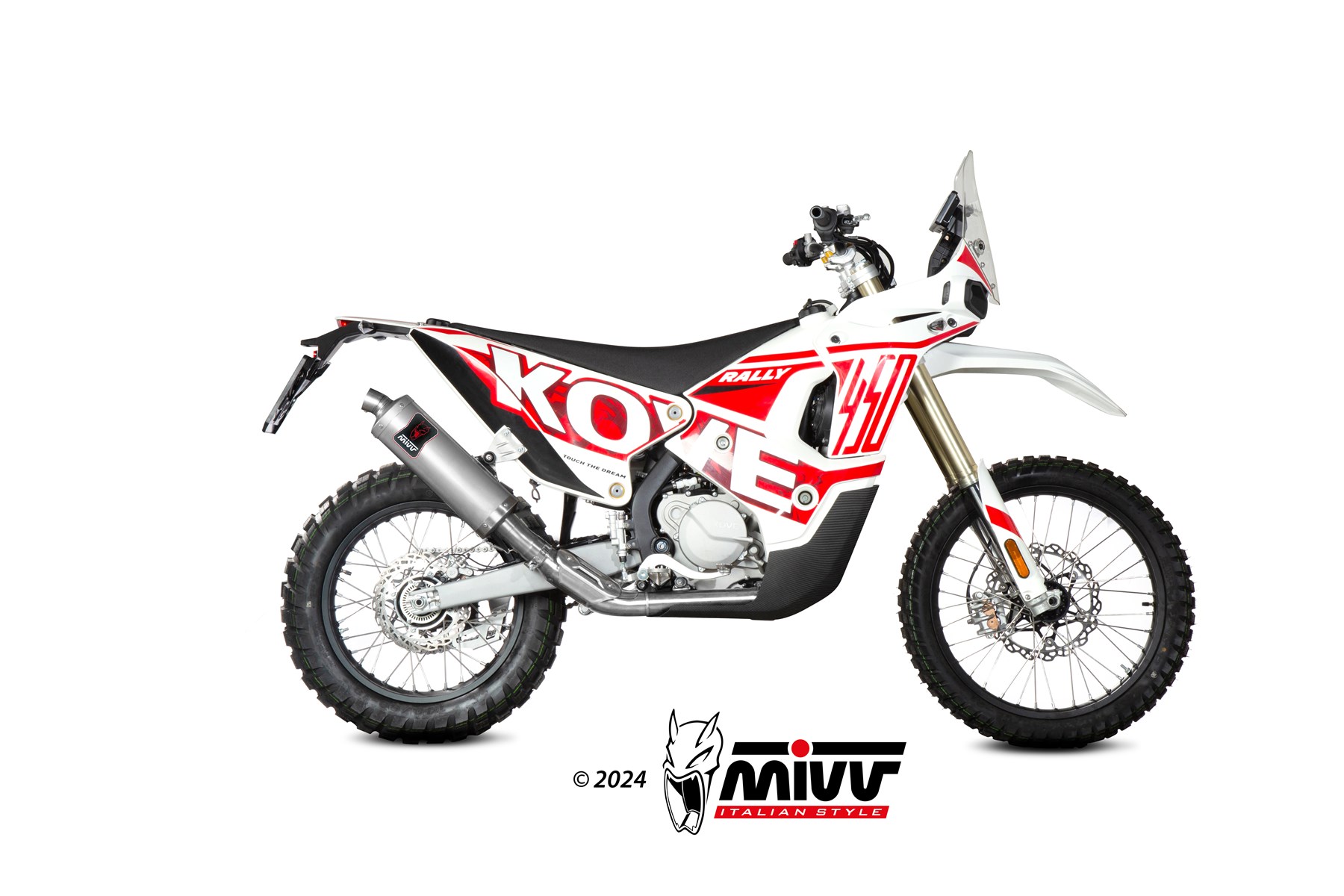 mivv-dakar-ldkx-slip-on-inox-per-kove-450-rally-2025-2026 image 2