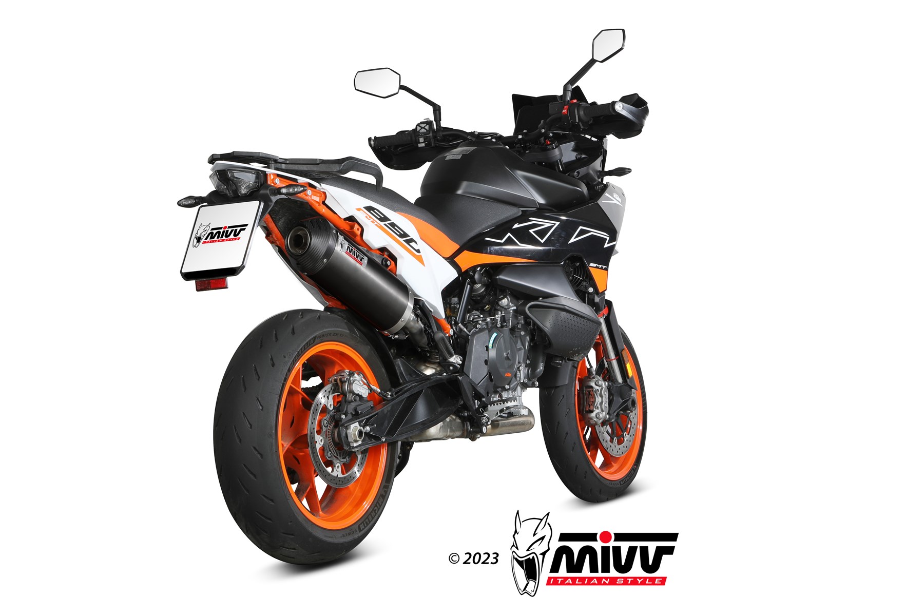 mivv-dakar-oval-kt-021-lvc-scarico-slip-on-per-ktm-890-smt-2023-2024 image 3