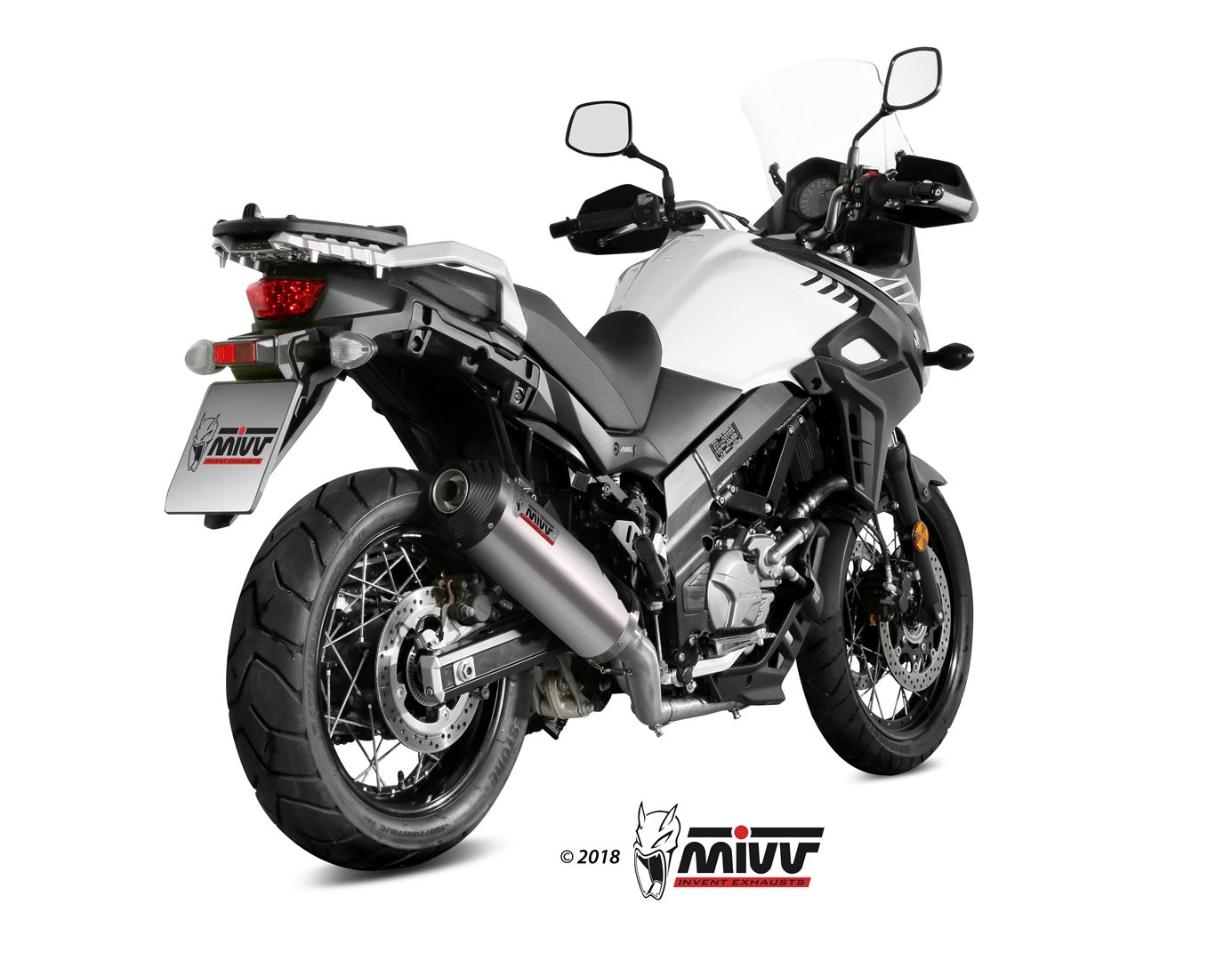 mivv-oval-dakar-slip-on-titanio-per-suzuki-v-strom-650-2017-2024 image 3