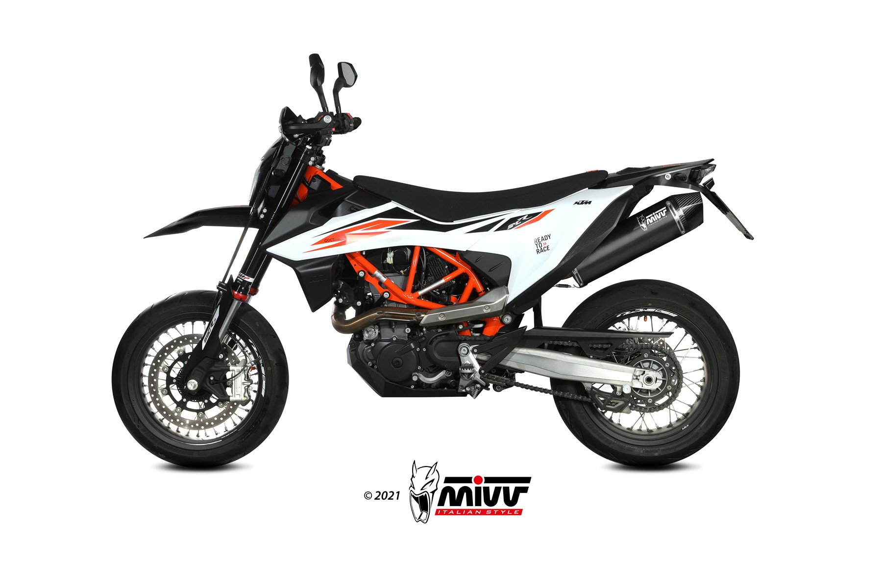 mivv-str-1-m-kt-031-lxbc-scarico-inox-carbonio-per-ktm-690-smc-r image 2