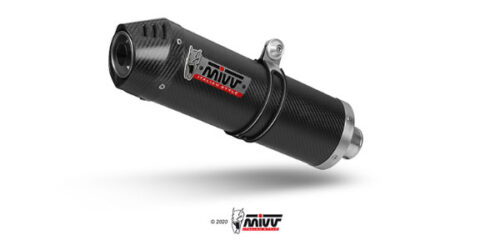mivv-oval-k-055-l3c-scarico-slip-on-carbonio-per-kawasaki-versys-650-2021-2023 image 1