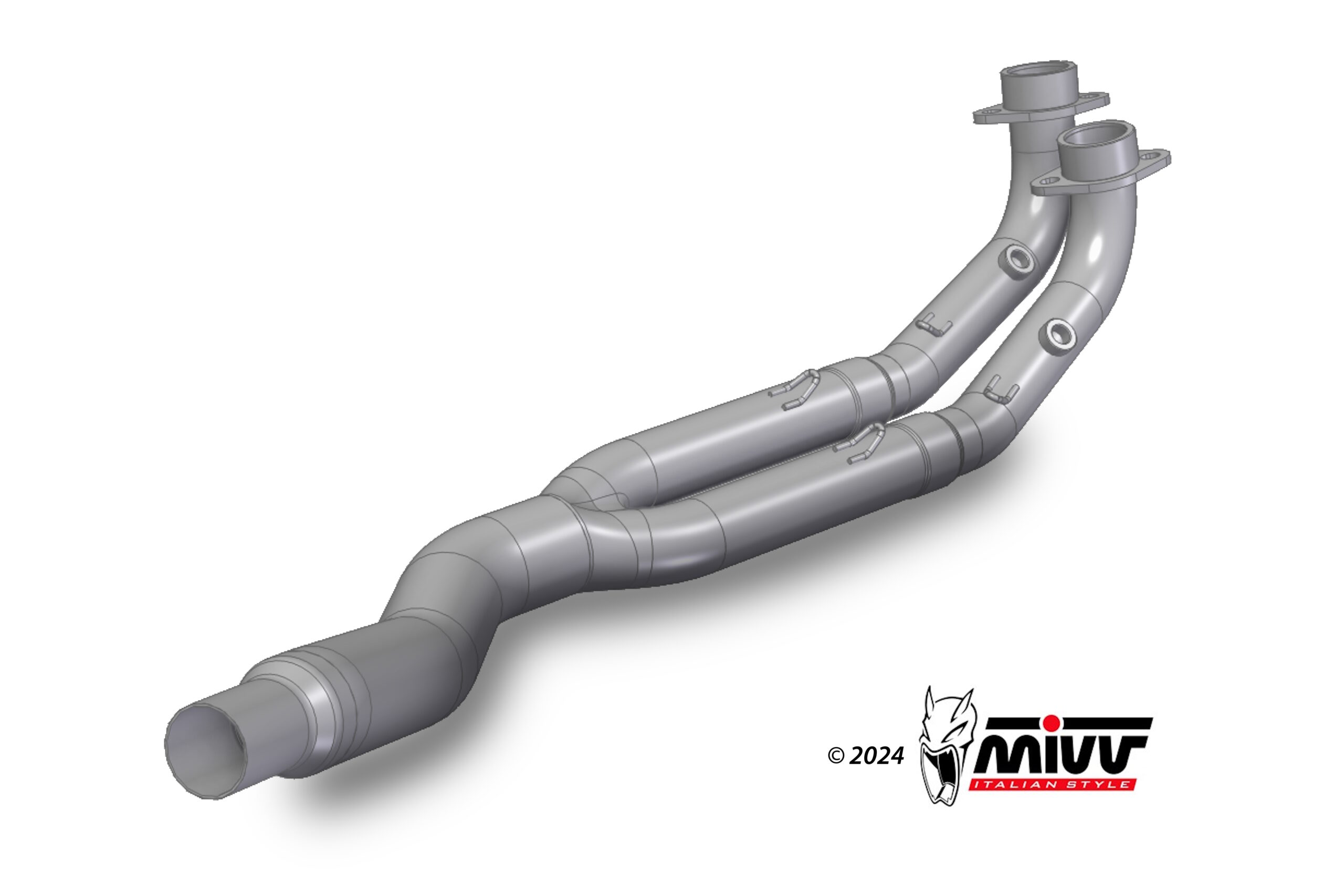 mivv-o-011-c1-collettore-elimina-kat-full-system-road-per-kymco-ak-550-2021-2024 image 2