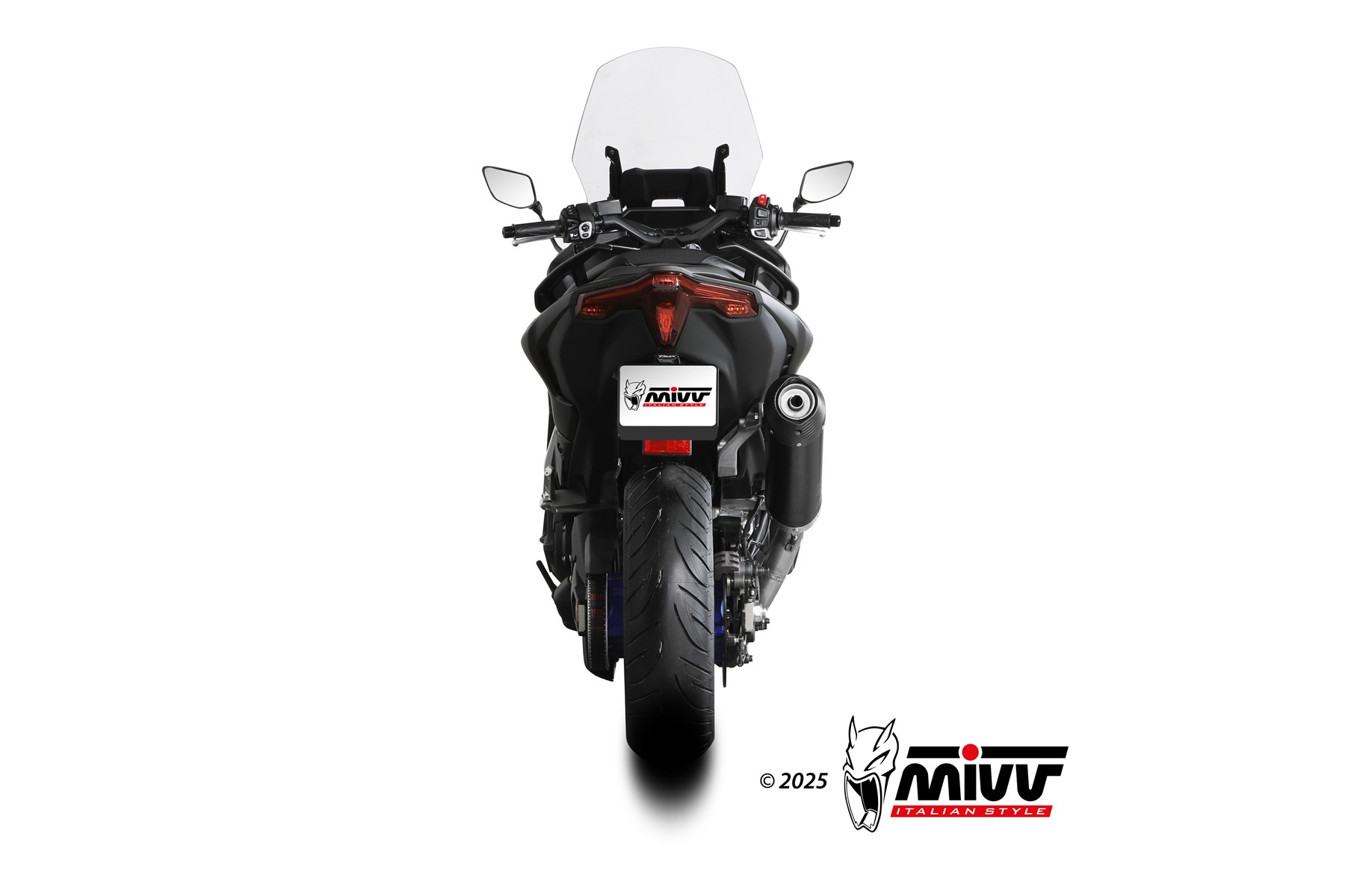 scarico-slip-on-mivv-oval-y-080-kvc-nero-per-yamaha-t-max-560-2025-2026 image 4