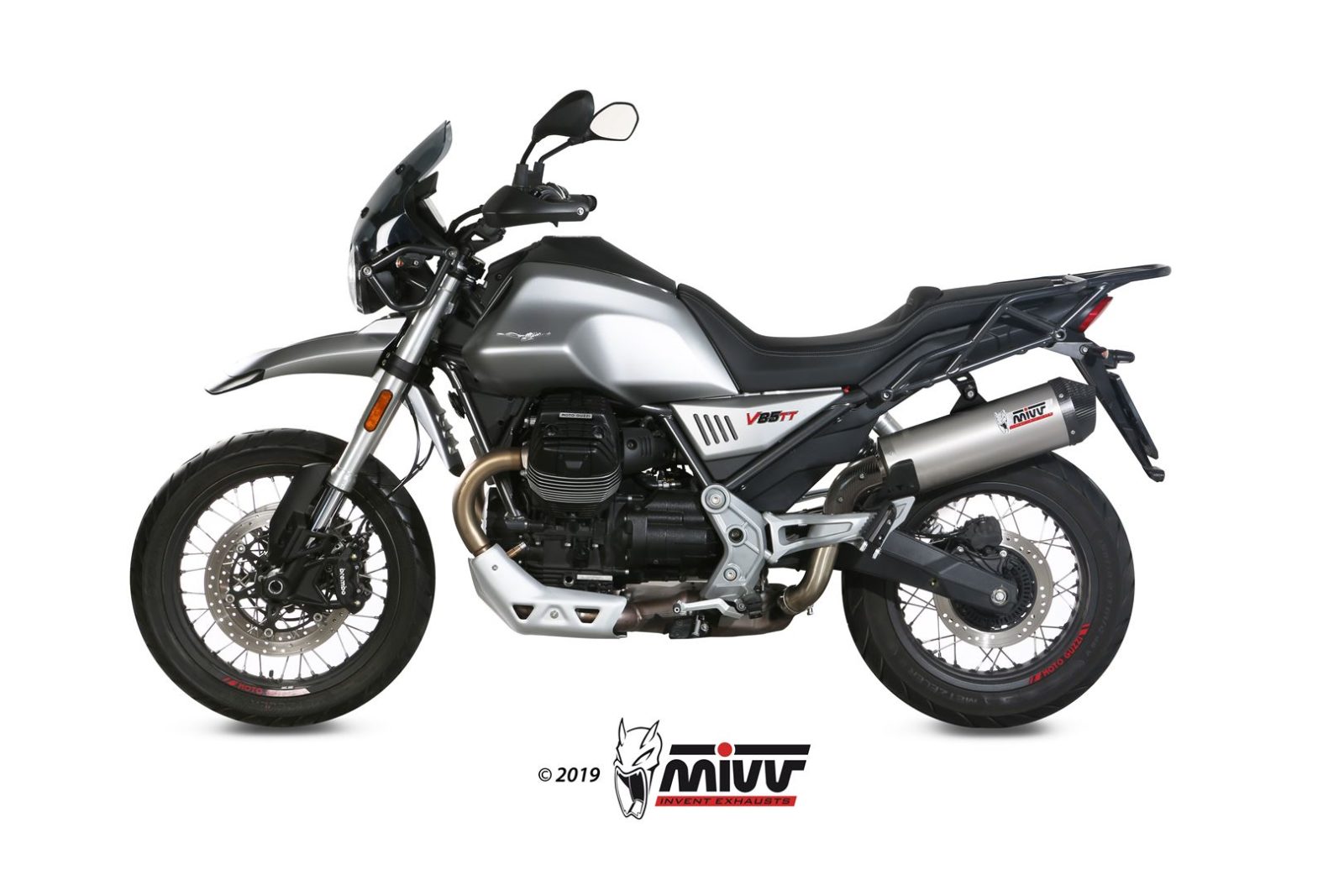 mivv-oval-m-013-lnc-scarico-slip-on-per-moto-guzzi-v85-tt-2019-2024 image 2