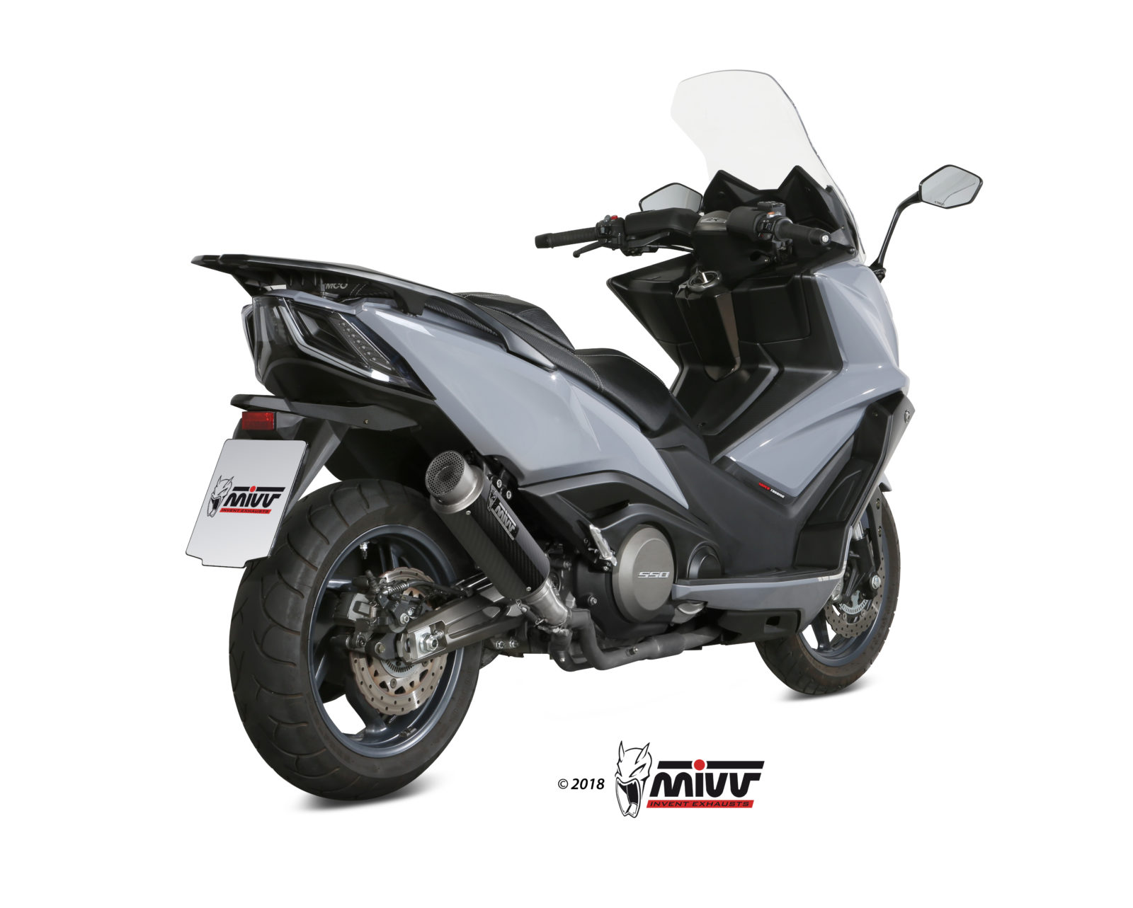 mivv-o-008-l2p-scarico-slip-on-gp-pro-per-kymco-ak-550-2017-2020 image 3