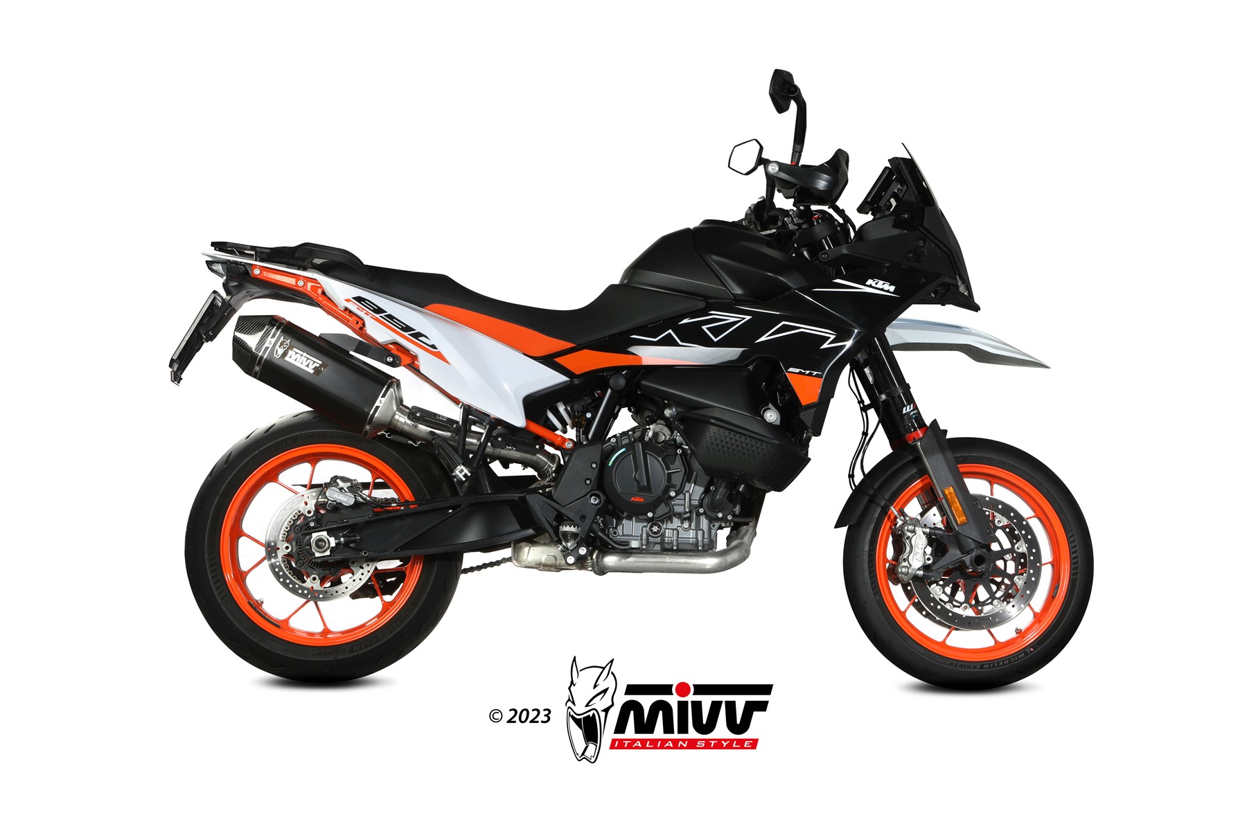 mivv-kt-021-lrb-scarico-slip-on-speed-edge-black-per-ktm-890-smt-2023-2024 image 2
